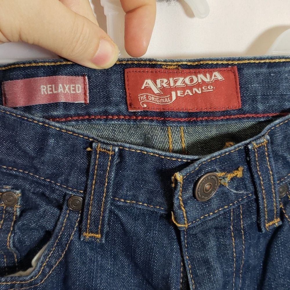 Arizona Kids Relaxed Fit Jeans Size 14 Regular Boys Denim Casual Everyday (AO) - Picture 2 of 7